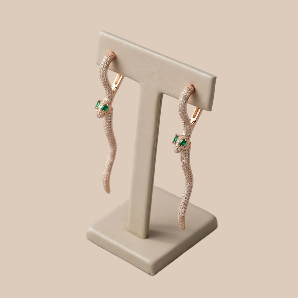Regal Serpentine Studs 925 Sterling Silver