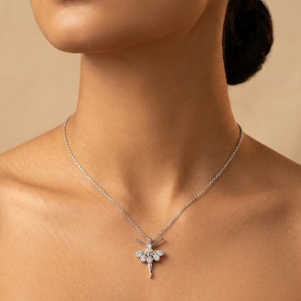 Dancing Ballerina 925 Sterling Silver