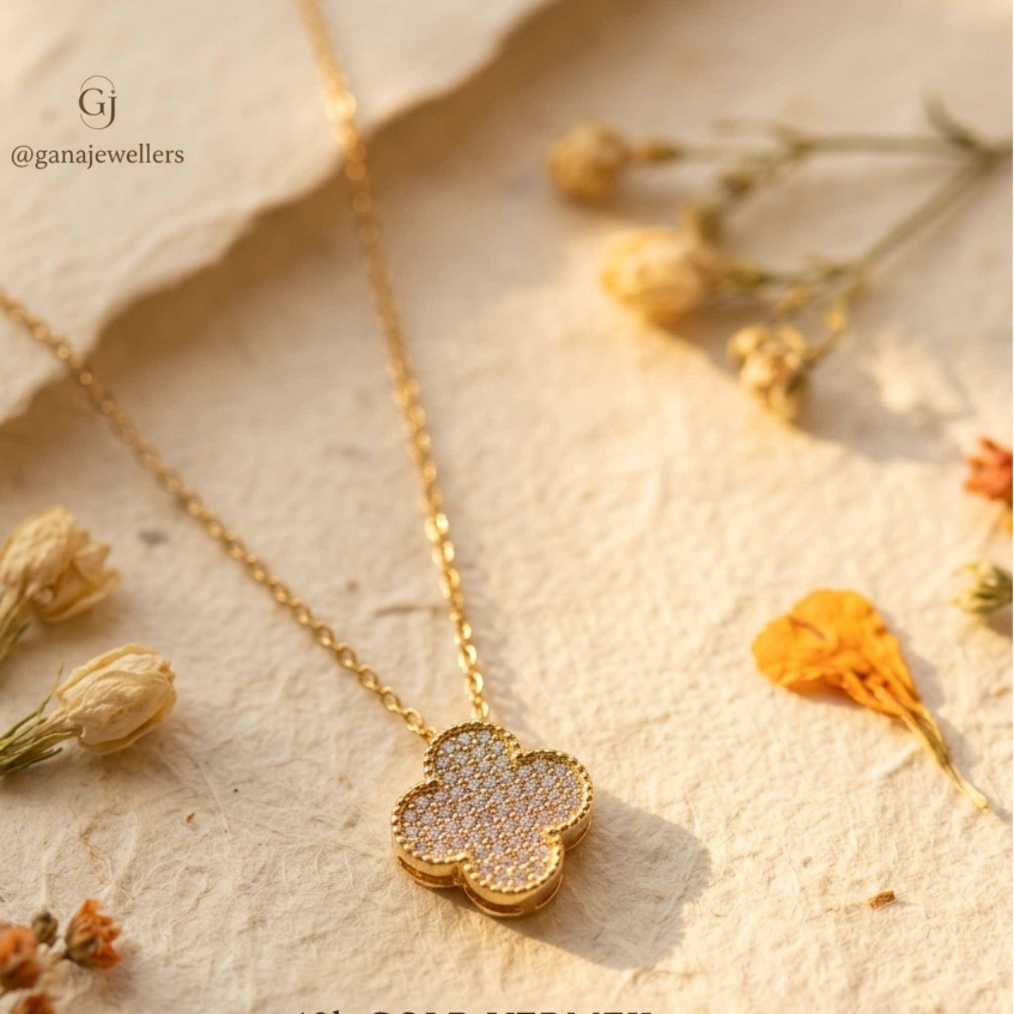 Quatrefile Clover Pendant 925 Sterling Silver