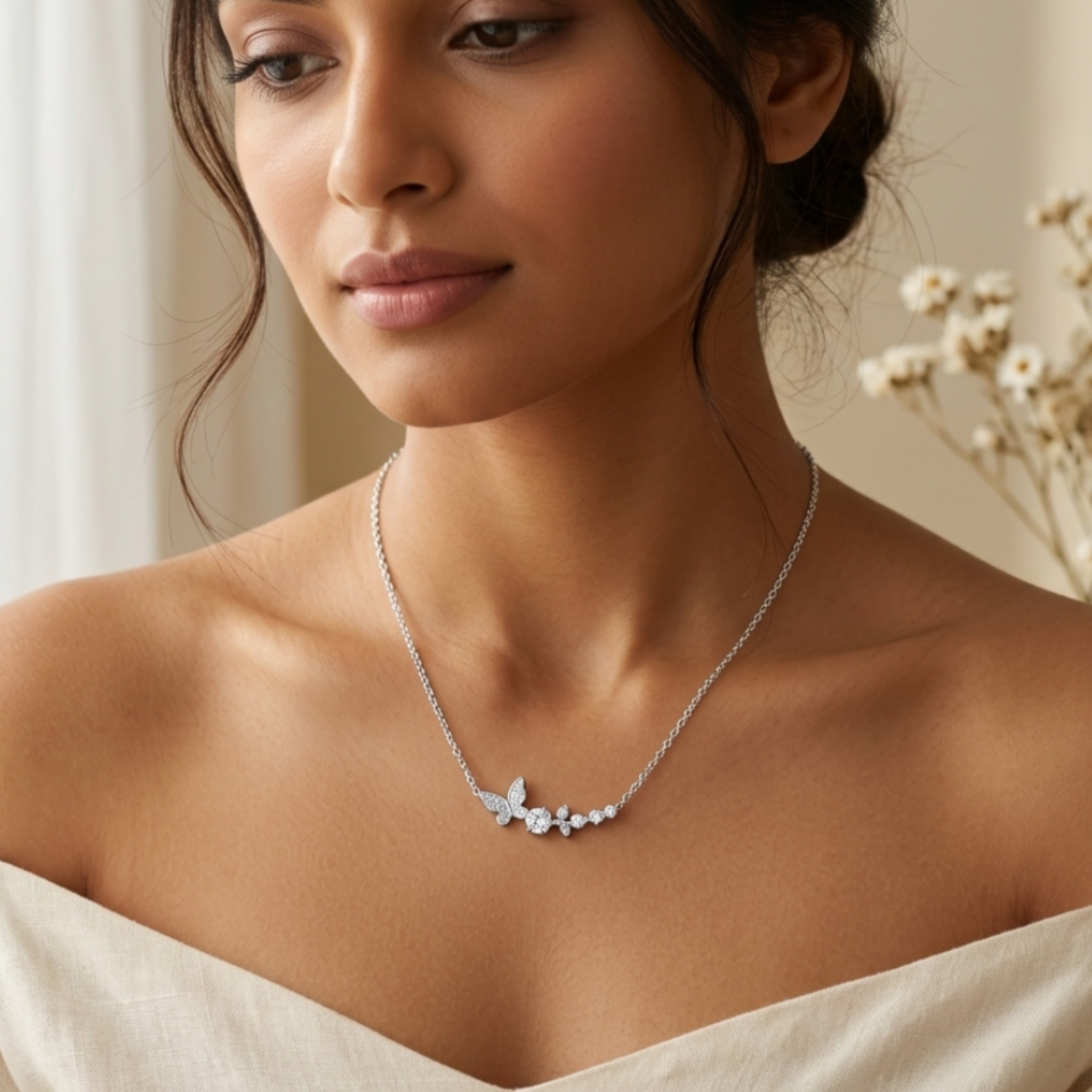 Butterflies All Around 925 Sterling Silver