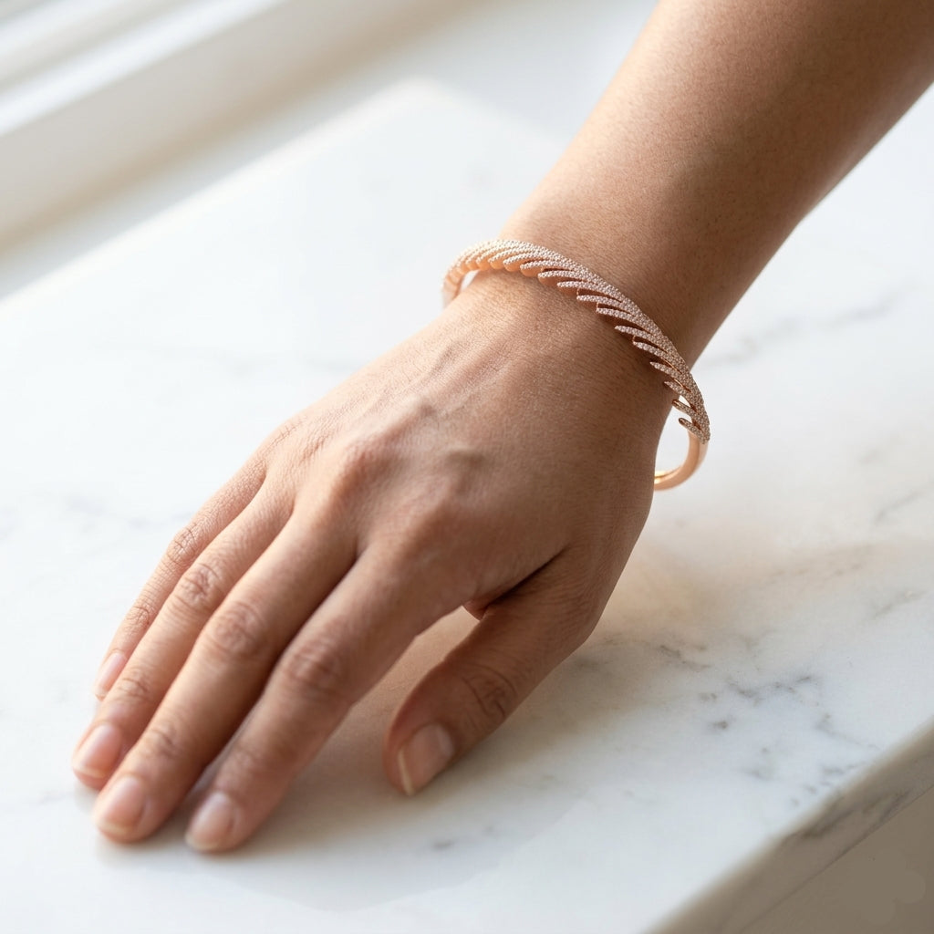 Shark Fin Bracelate 925 Sterling Silver
