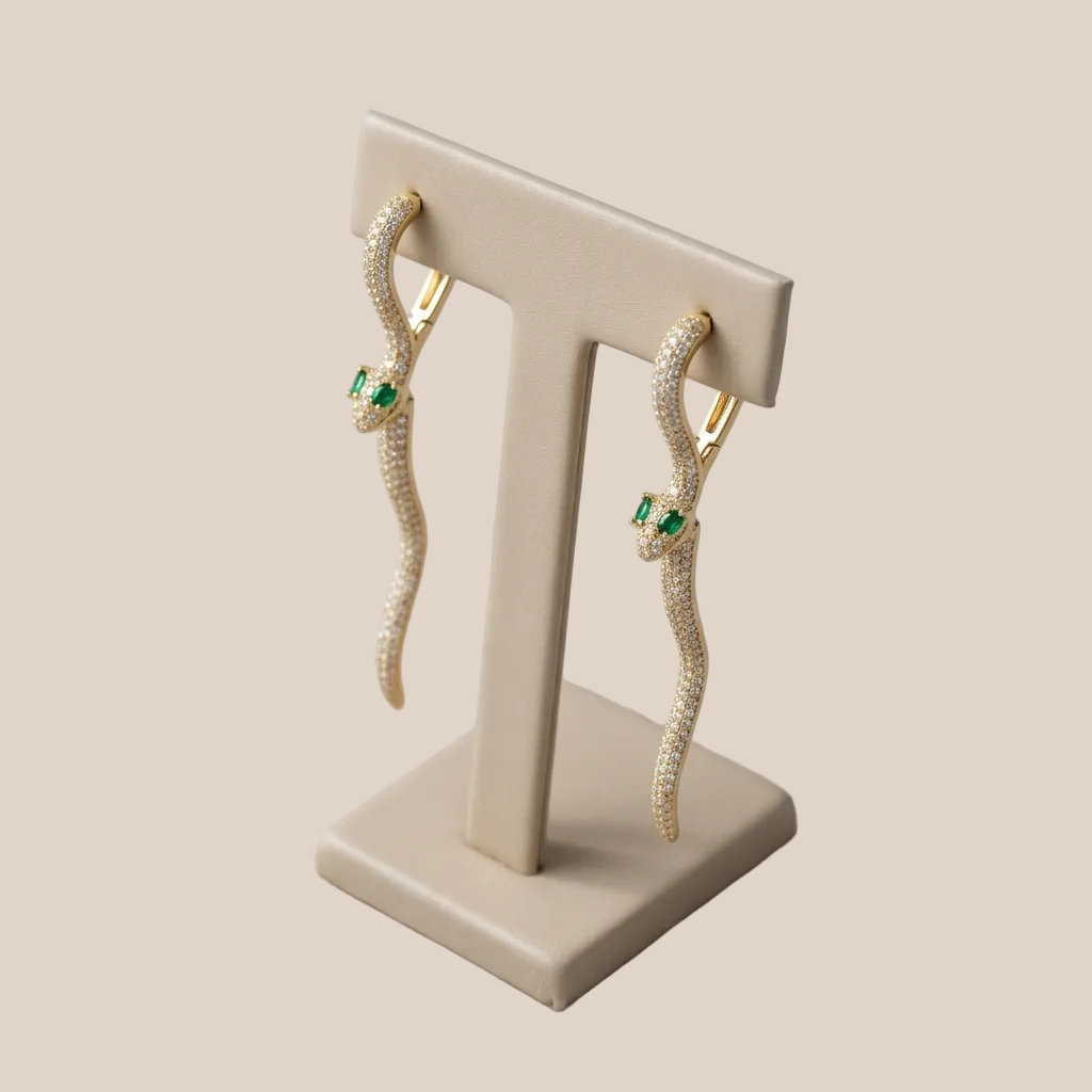 Regal Serpentine Studs 925 Sterling Silver