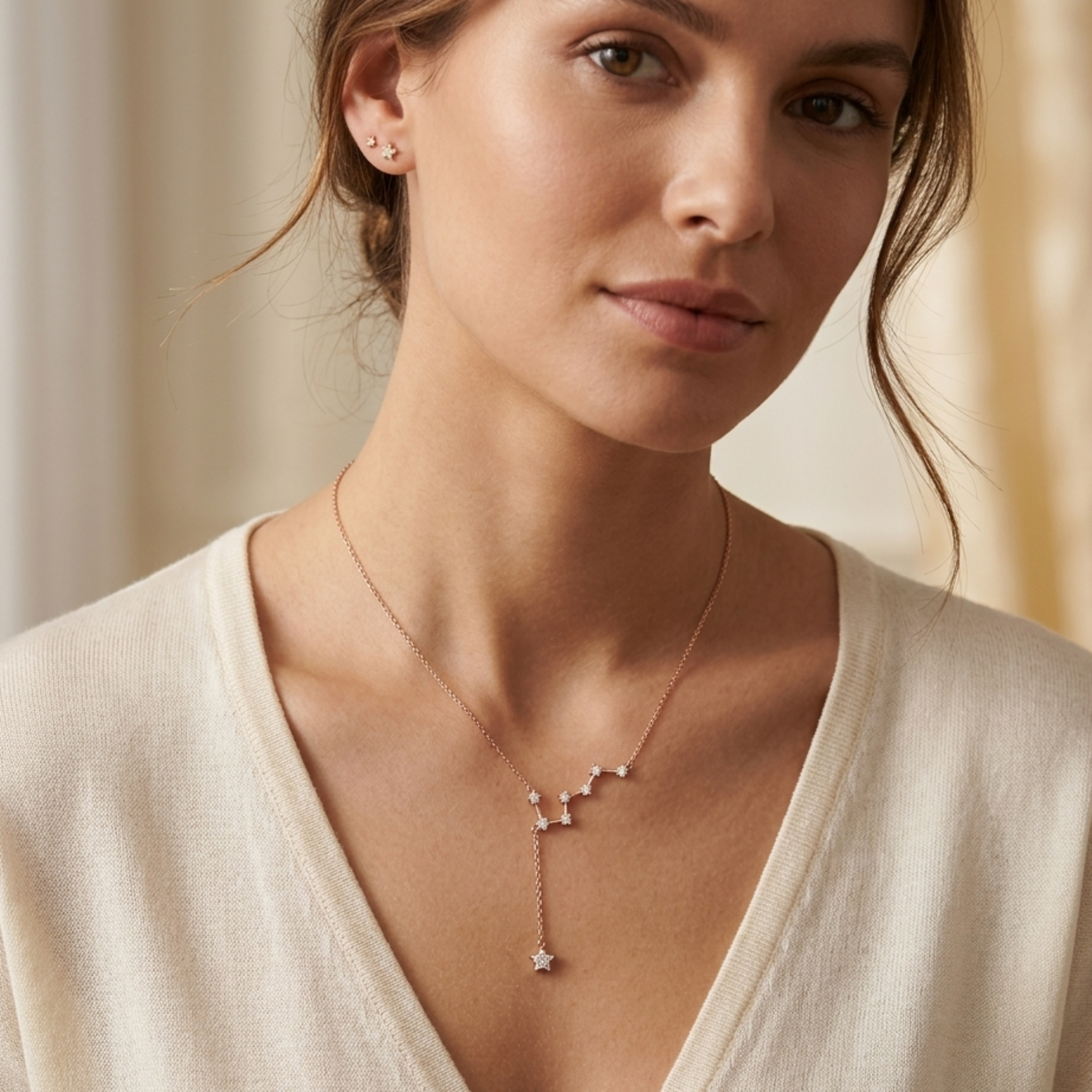 Celestial Constellation Starlink Necklace 92.5 sterling silver