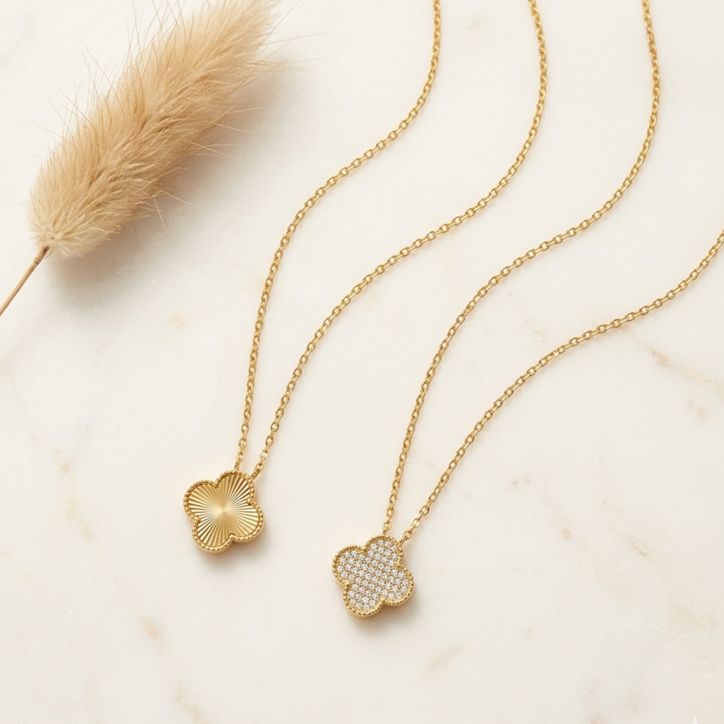 Quatrefile Clover Pendant 925 Sterling Silver