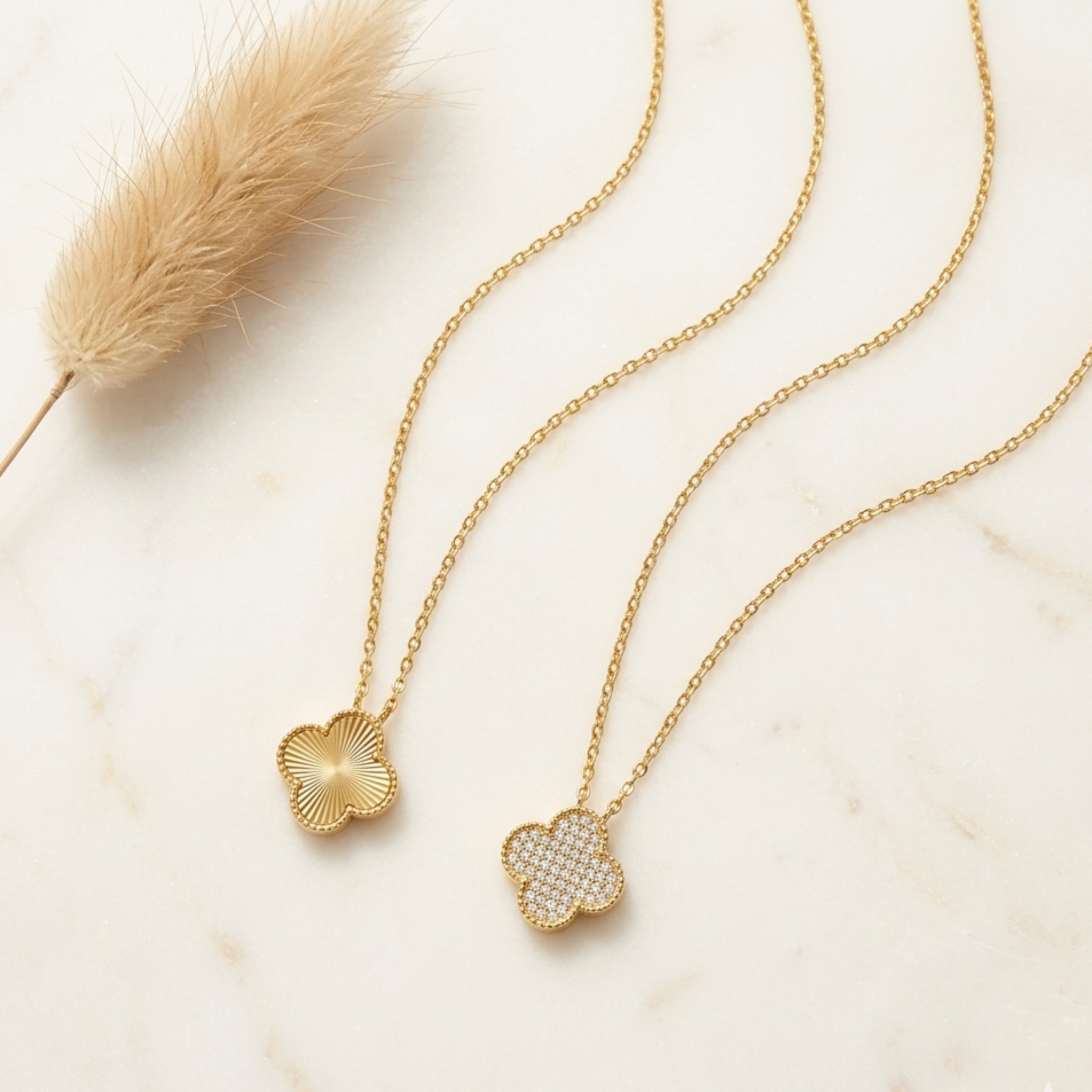 Quatrefile Clover Pendant 925 Sterling Silver