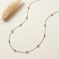 Unisex Celestial Bead Satellite Chain 92.5 Sterling Silver