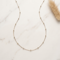 Beaded station chain 92.5 Sterling Silver