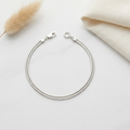 Dual-Layer Silver Snake Bracelet 92.5 Sterling Silver